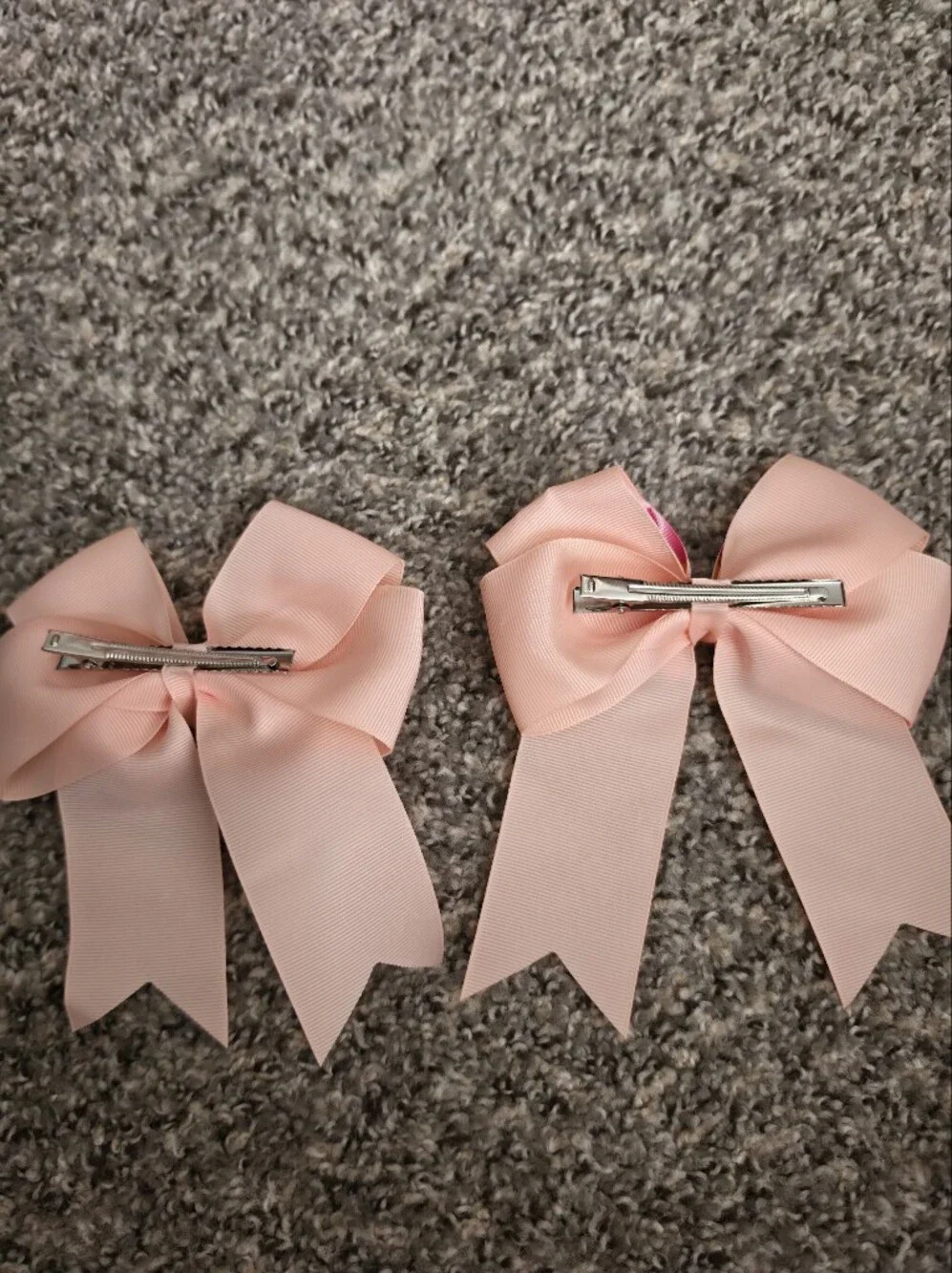 Set of 2 Inside Out Character Bow Hair Clips Girls coral Multicolor